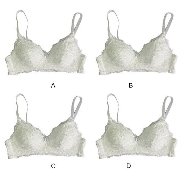 justharion Women Lace Sexy Bra Party Banquet Solid Color Fashion Girls Push  up Brassiere Ladies Elastic Strap Underwear Lingerie 38/85AB 