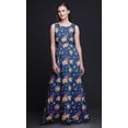 thumbnail image 5 of Bimba Floral Women Long Tank MaxiDress Round Neck Printed Party Gown-X-Large, 5 of 5