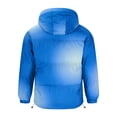 thumbnail image 4 of LOVZFMLL Vestes pour Hommes Mode Dégradé Poche Zippée Cordon de Serrage Manches Longues à Capuche Veste Décontractée, 4 of 5