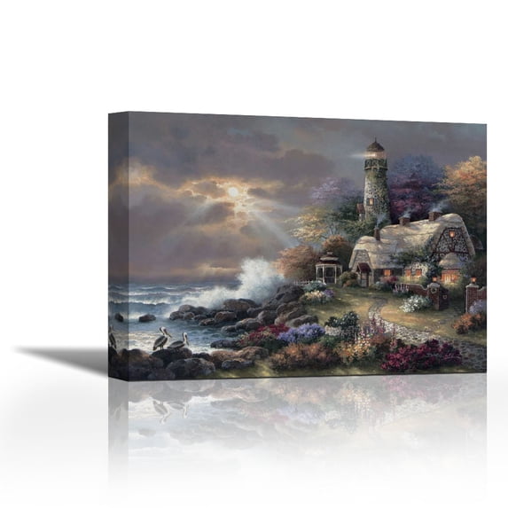 Heavens Light - Contemporary Fine Art Giclee on Canvas Gallery Wrap - wall décor - Art painting - 36 x 27 Inch - Ready to Hang