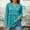 Cyan&16#0819k, variant on Long Sleeve Shirts Women Raw Trim V Neck Button Women Boho Tops Fringed Trim Patchwork Loose Fall Winter Trendy Retro Tunic Top