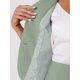 thumbnail image 5 of Conjunto de traje de negocios de 2 piezas para mujeres INSPIRE CHIC, chaqueta de blazer de manga corta y falda lápiz XS verde mar, 5 of 6