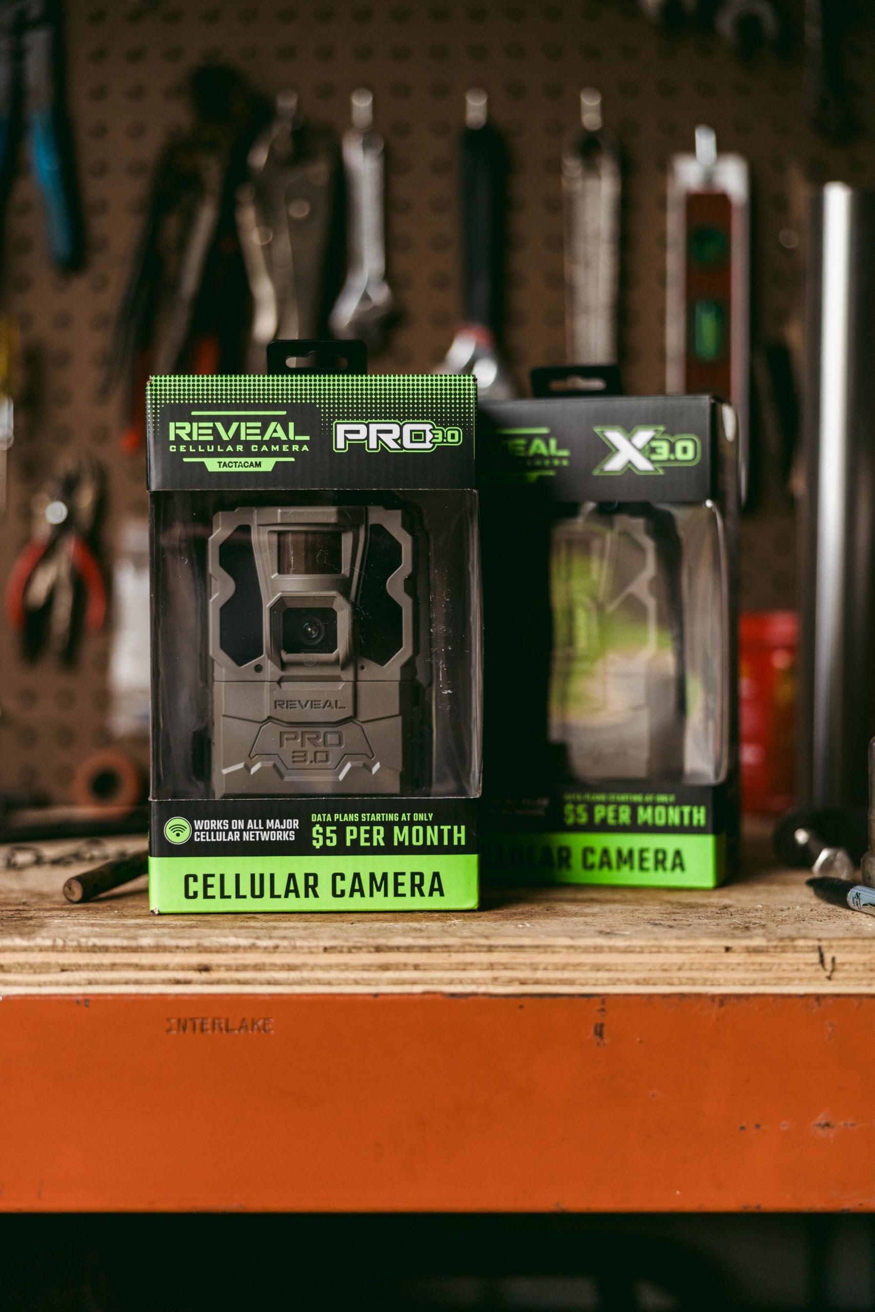 TACTACAM Reveal Pro 3.0 Cellular Trail Camera - Multi-Cellular Network, GPS, 2" LCD, No-Glow IR, Wi-Fi Enabled, HD Photos & 1080p Videos, Long Battery Life, Fast Trigger + Steel Reinforced Straps- 2PK