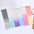thumbnail image 2 of Summer Gradient Colorful Ice Sleeves Sun Protection Outdoor Cycling Sports Arm Protector UV Protection Oversleeve Arm Cover LUHAN, 2 of 7