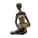 thumbnail image 4 of Figura femenina africana, escultura, coleccionable, estatua única, decoración de almacenamiento para cafetería, sala de estar, regalo navideño, aparta, 4 of 9