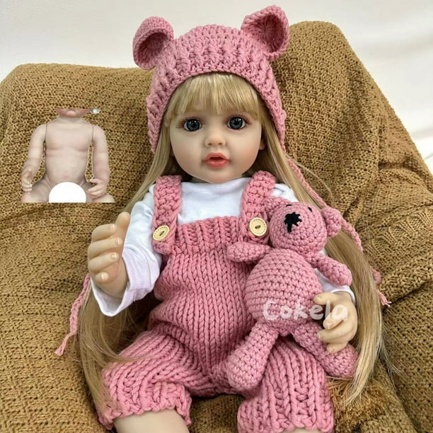 Muñecas Reborn realistas para bebés, juguete de bebé de silicona completo, vinilo de 50CM, muñeca de niña recién nacida, regalo de princesa para niños pequeños