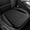 Black, variant on Car Seat Cushion Breathable Perforated Leather, QQZ Four Season Comfort Support Car Seat Pad, Premium Mesh Airflow Cushion for Driving Ease, Black