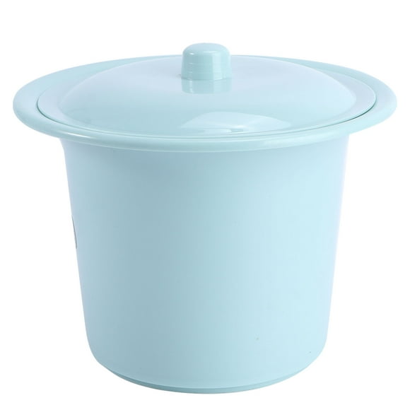 KAKOWELY 1pc Plastic Spittoon Children Elders Toilet Plastic Bedpan Lid Spittoon,9.06X"X9.06"X7.87"