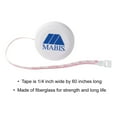 thumbnail image 6 of MABIS Tape Measure Measuring Tape for Body, Pocket Size Compact Retractable Flexible, 60 inches, White, 6 of 6