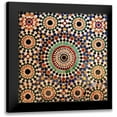 thumbnail image 1 of BoMo 20x20 Black Modern Framed Museum Art Print Titled - Mosaic, 1 of 5