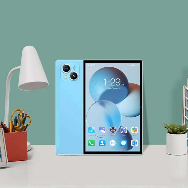 Tabletas +32G Tableta Android 12 de 10.1 pulgadas - Pantalla delgada Bluetooth WiFi 5G / 2.4G Tableta Computadora Soporte Tarjeta 256G y Tarjeta SIM Llamadas Tabletas PC