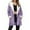 Purple, variant on Women's Full Zip Hooded Jacket Soft Thermal Lightweight Windproof Outdoor Pullover Comfortable Warm Winter Coats For Hiking Running