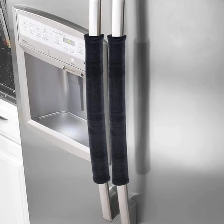 ERDOUY Comforfeel Refrigerator Door Kitchen Appliance Handle Covers Keep Your Kitchen Appliance Handle Clean (Black)