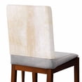 thumbnail image 2 of Beige Chair Back Covers, Removable Chair Covers for Dining Chairs Set of 8, Washable Chairs Slipcovers Back Seat Protector for Wedding Party 19"x20", 2 of 9