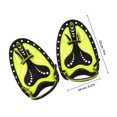 thumbnail image 2 of ELAYARD 1Pair Professional Hand Paddles for Swimming Training Made from Flexible Silicone Material, 2 of 7