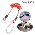 thumbnail image 3 of Cable De Seguridad De Freno De Remolque, Cable De Emergencia De Remolque Rojo A Prueba De Herrumbre De Alta Dureza, Resistente Con Clip De Resorte Para Autocaravana RV, 3 of 7