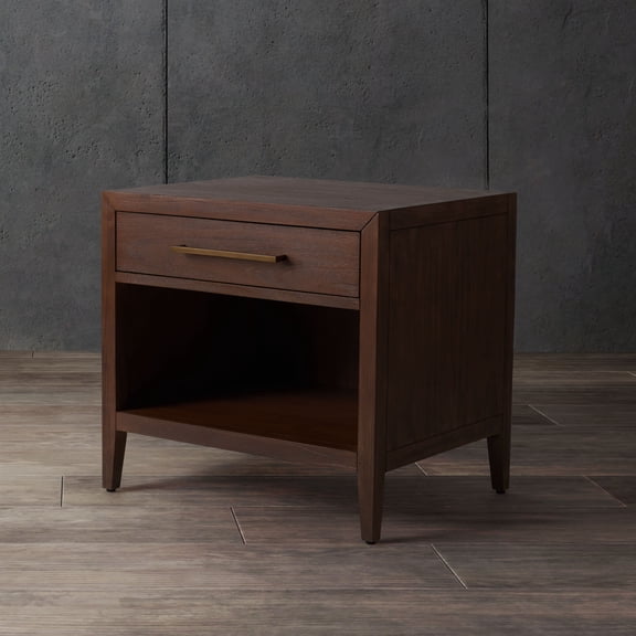 SAFAVIEH Couture Ariella Modern Nightstand with 1 Drawers, Brown