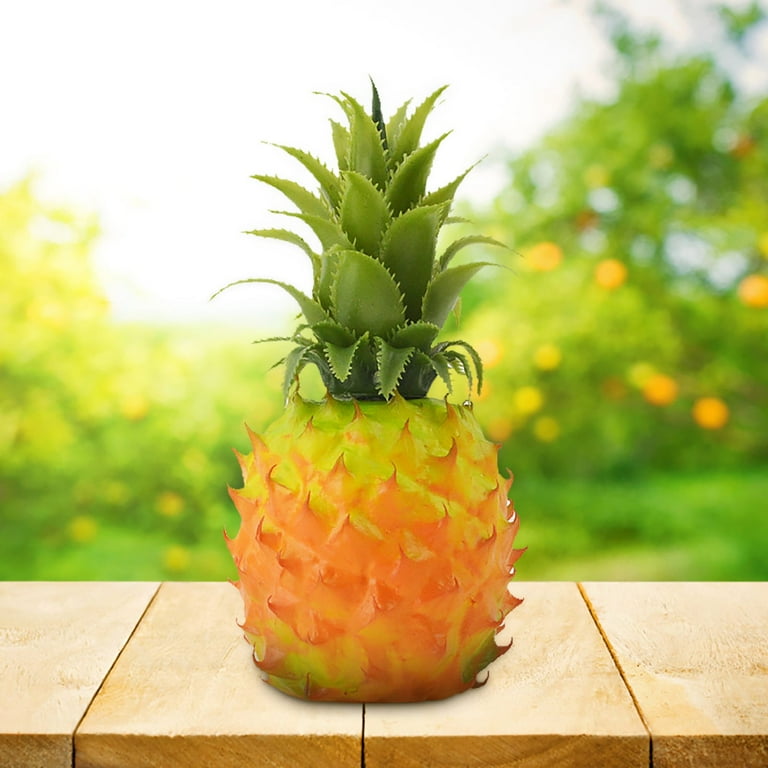 Lvydec 2 Pack Artificial Pineapple, Realistic Artificial Fruit  Fake Pineapple for Home Cabinet Table Party Decoration (8.2 - 2 Pack) :  Home & Kitchen