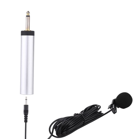 Mini Portable Wired Lapel Clip-on Electret Condenser Microphone for Musical Instruments - Guitar, Sax, Trumpet, Violin, Piano