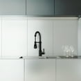 thumbnail image 2 of VIGO Brant Single Handle Pull-Down Sprayer Kitchen Faucet in Matte Black, 2 of 9