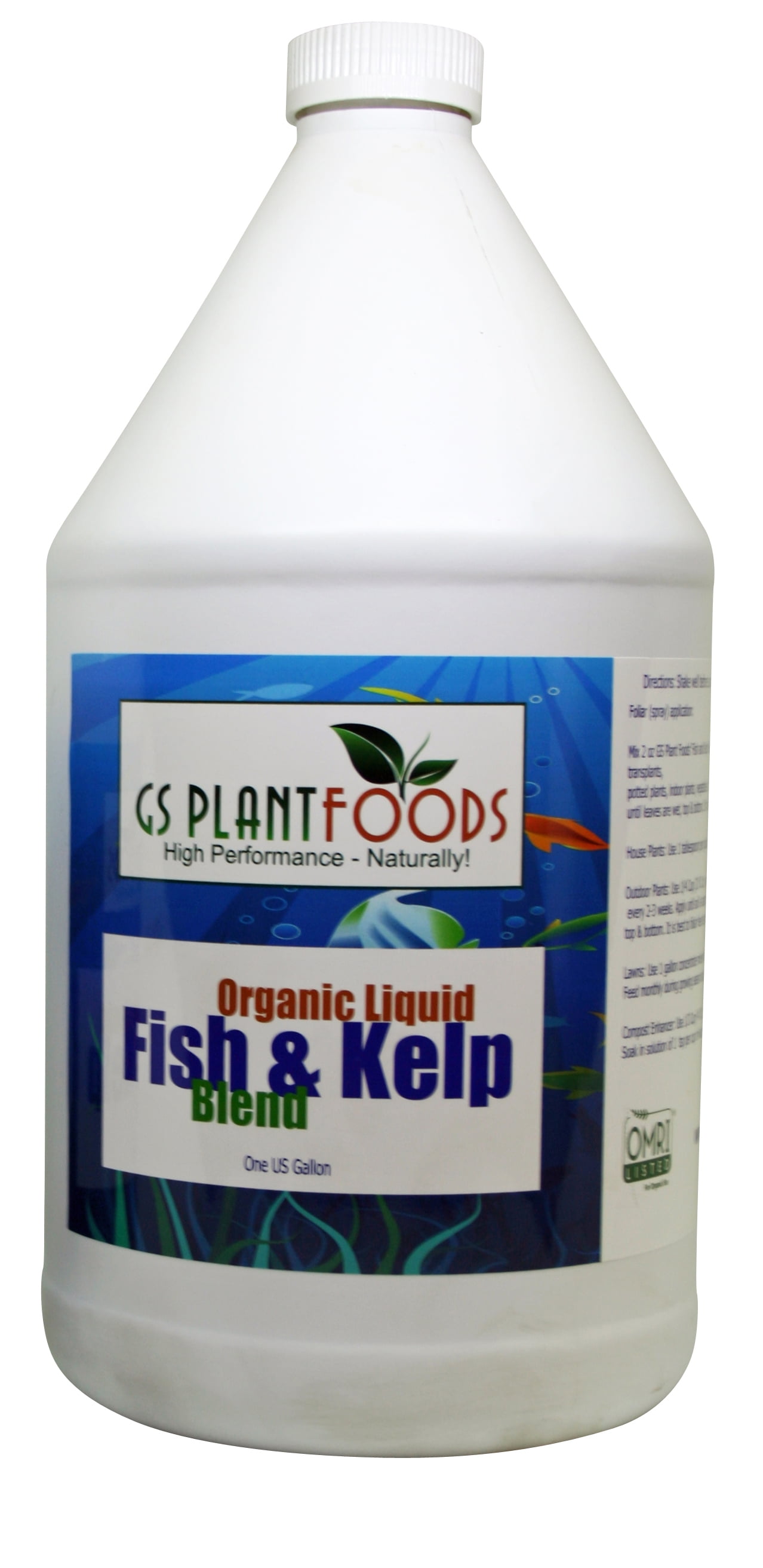 Image of Bag of kelp fertilizer being sold in a store