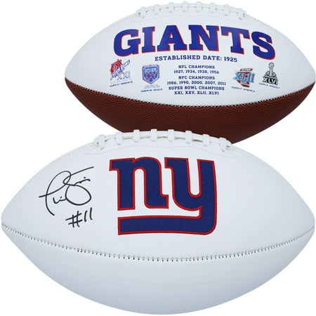 Phil Simms New York Giants Autographed White Panel Football - Fanatics Authentic Certified