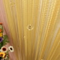 thumbnail image 2 of SAYFUT Rod Pocket Beauty String Tassel Curtain Crystal Beads Door Window Panel Room Divider Decor 1x2m, 2 of 4