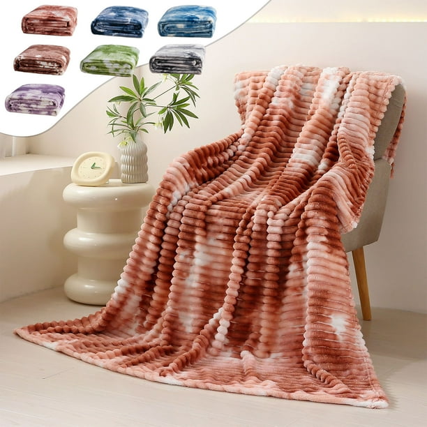 Frazada Manta de franela de algodón negra de 100x150cm con estampado escandinavo,ideal para la oficina (1 pieza). Rkxzt