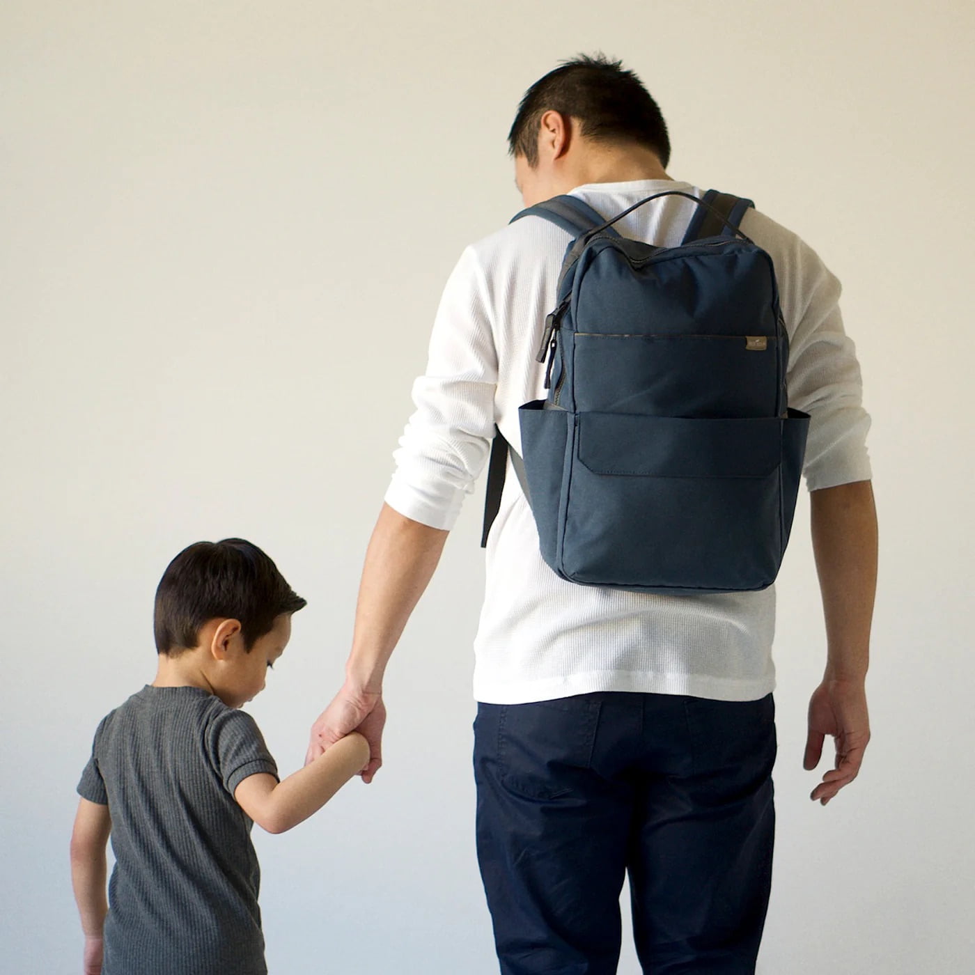 Red Rovr Roo Lightweight Backpack Diaper Bag - Navy