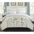 thumbnail image 1 of Chic Home DS2932-US Ensemble de Couette Brodée Florale - Beige - Très Grand - 3 Pièces, 1 of 1