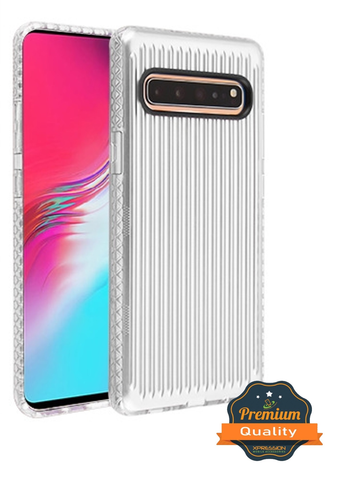 Samsung Galaxy S10 5G (6.7") Phone Case Hybrid Rubber Silicone TPU