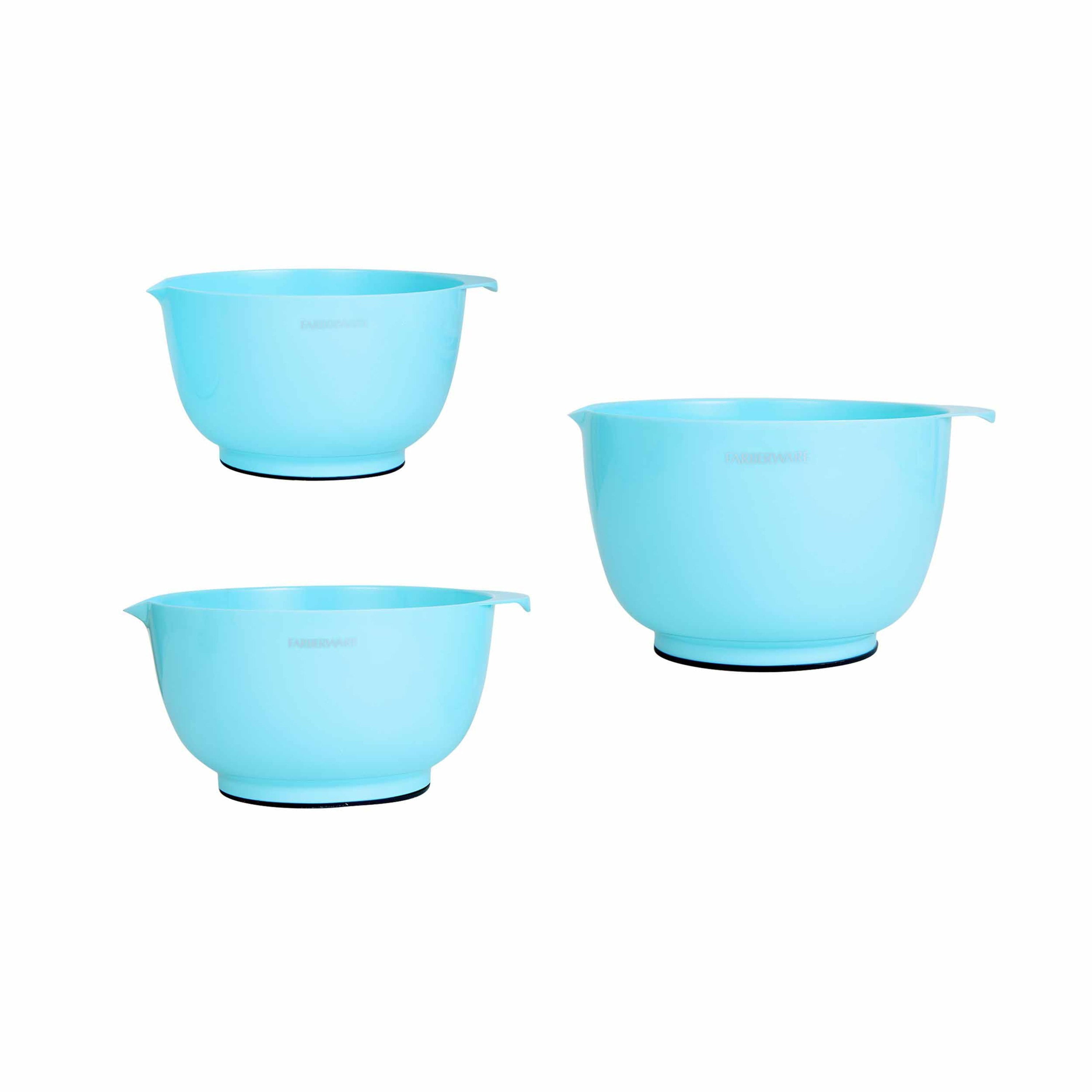 Farberware Professional 20-piece Plastic Mixing Bowl and Prep Set in Aqua -  Walmart.com