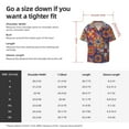 thumbnail image 3 of PAYOHTO Mexican Ethnic Boho Mens Hawaiian Casual Short-sleeved Shirt Tropical Summer Beach Button Down Shirts, 3 of 7