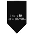 thumbnail image 4 of I really did eat the Homework Screen Print Bandana Light Pink Large, 4 of 10