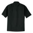 thumbnail image 6 of Yellow Rooster Men's Retro Camp shirt Cuban Style Bowling Shirt Black/Light Stone M, 6 of 6
