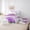 Purple, variant on Erosebridal Spring Flower Floral Bedding Comforter Set 7 Pieces, Retro Artwork Full Bedding Set