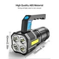 thumbnail image 4 of Flashlight LED Rechargeable Super Bright Searchlight Home Camping Hiking Spotlight Emergency Night Torch, 4 of 10