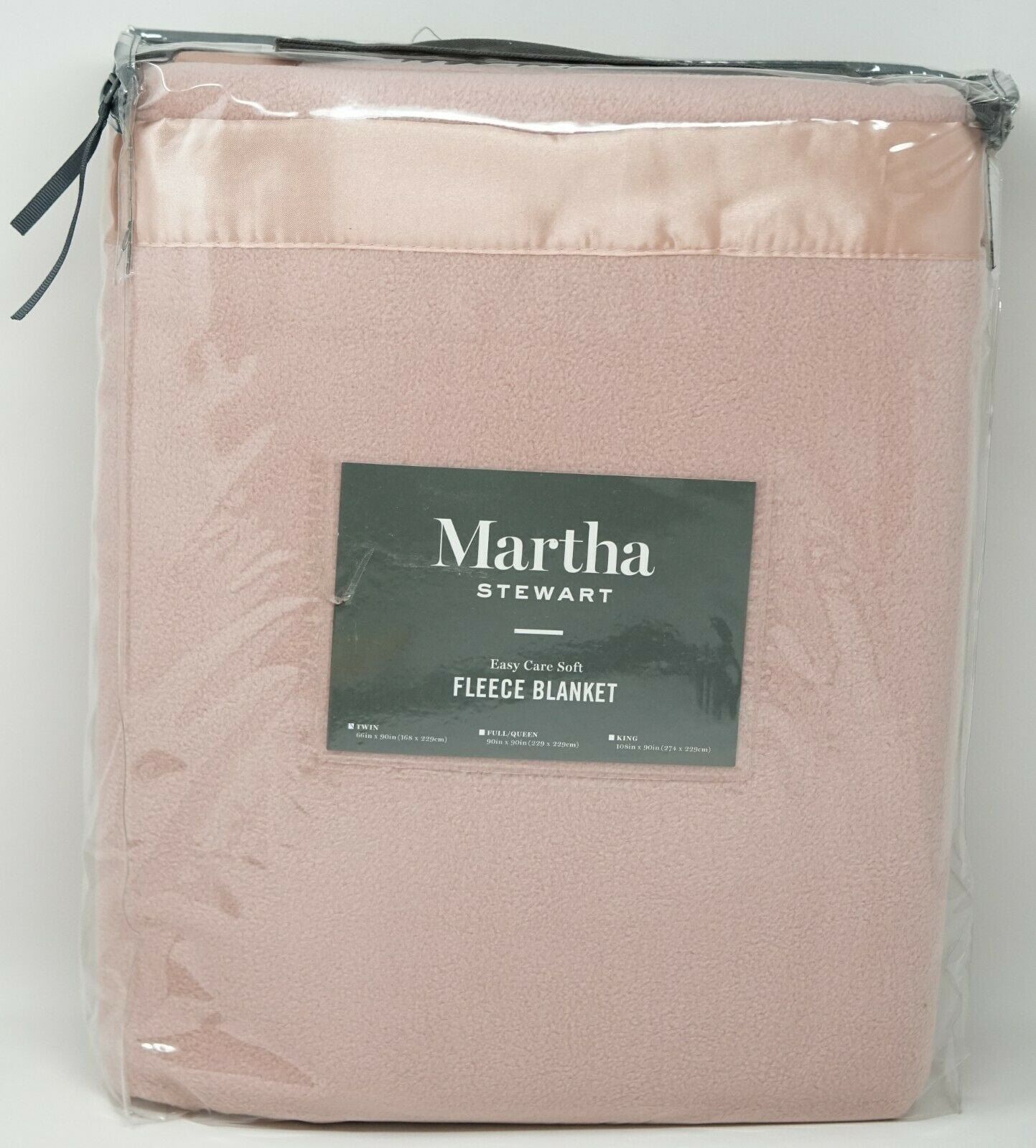 Martha stewart easy care soft fleece blanket shop
