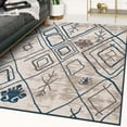 thumbnail image 5 of Luxe Weavers Moroccan Tribal Ivory 5x7 Area Rug, Non-Shedding Carpet, 5 of 7