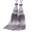 thumbnail image 2 of Cateissary 2 Piezas Cortina Tieback de Borla Poliéster Multiusos Gris, 2 of 6