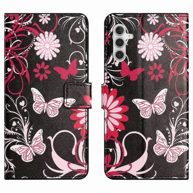 For Samsung Galaxy A36 5g Case Pattern Print Pu Leather Wallet Phone Cover