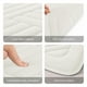 thumbnail image 5 of Alfombra de Baño de Terciopelo Suave, Absorbente, Antideslizante, Lavable a Máquina, de Secado Rápido, 40 X 60 Cm, En Gris, Beige o Blanco., 5 of 7