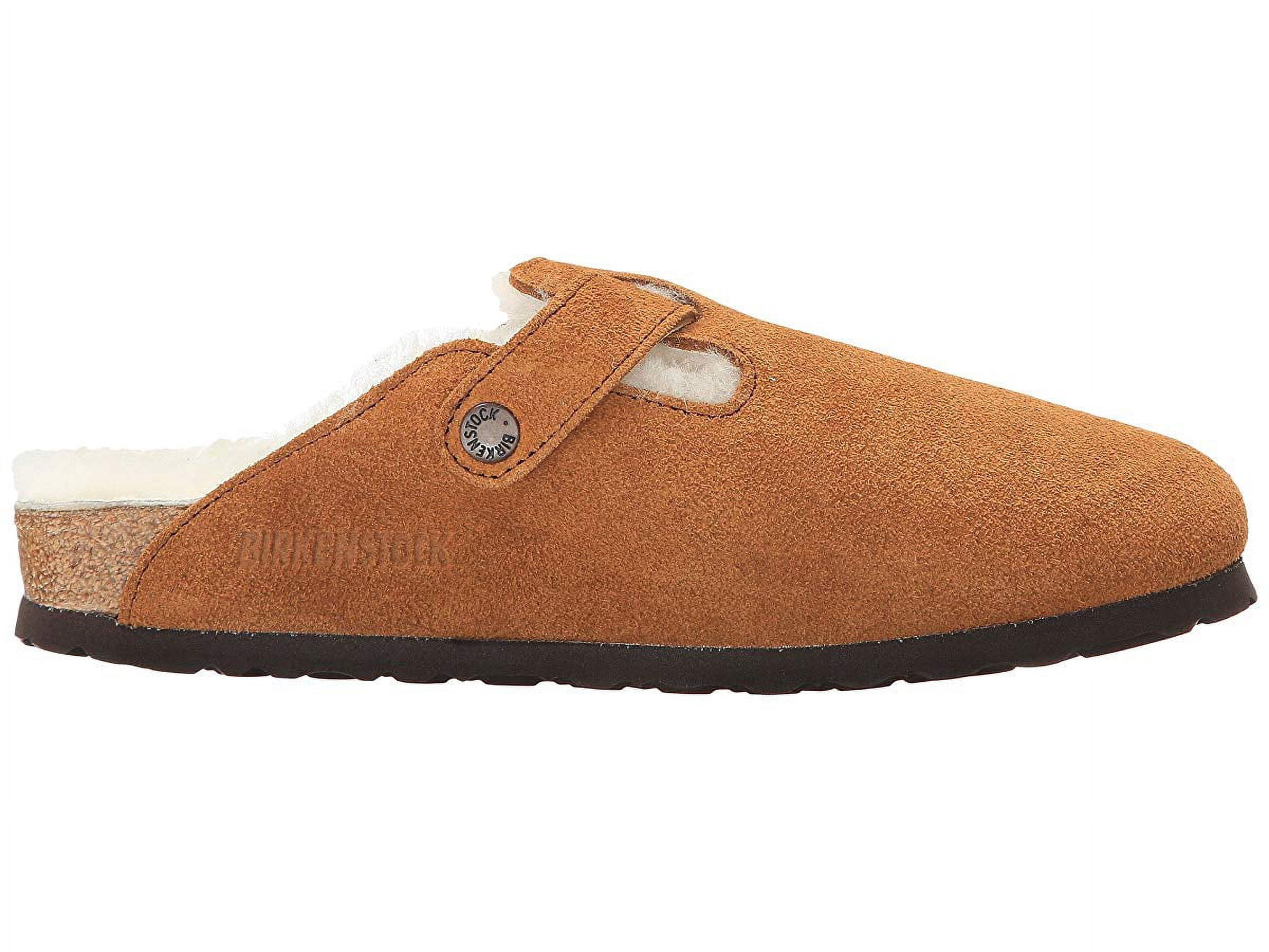 Birkenstock Boston Shearling Mink Suede