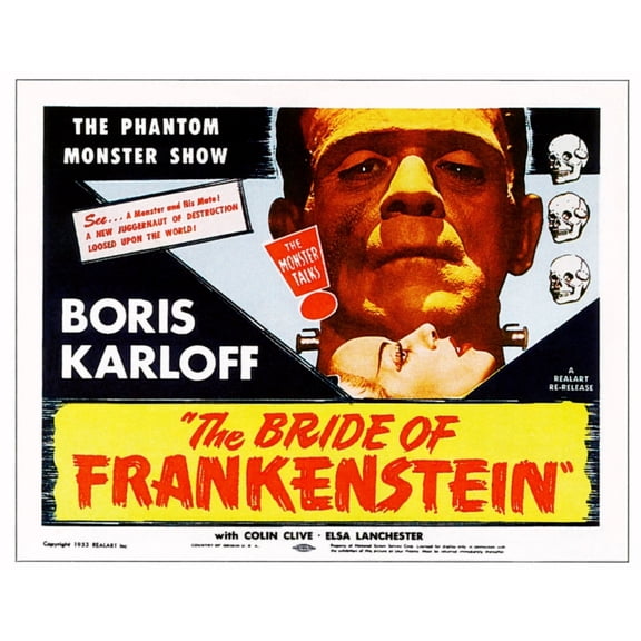 The Bride Of Frankenstein Movie Poster Masterprint