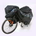 thumbnail image 5 of QKURT Waterproof Dustproof Bicycle Cover, Outdoor Bicycle Cover Rain Sun UV Dust Wind Proof with Storage Bag for Mountain Road Electric Bike (79 *39 inch, Black）, 5 of 7