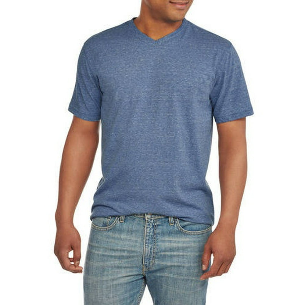 Faded Glory Men's Solid Color VNeck Tee