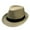 Khaki, variant on Prolriy Panama Hat Men Fedora Hats Men and Women Retro Jazz Hat Soild British Sun Hat Travel Sun Hats for Women Grey