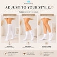 thumbnail image 4 of Miaocao Womens Slouch Scrunch Boot Socks, 6-Pairs Retro Cushioned Knee High Soft Knit Sock Girls Casual Athletic, 4 of 7
