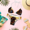 thumbnail image 6 of Platypus Swimsuit Women Bikinis: Detachable Sponge Adjustable Strap Bikini Set Two-Pack Beach Pool Vacation., 6 of 6