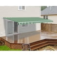 thumbnail image 5 of ALEKO 6.5'x5' Retractable Awning Fabric Replacement, Green and White Striped Color, 5 of 6